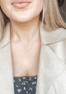 Stirrup Necklace - Sterling Silver