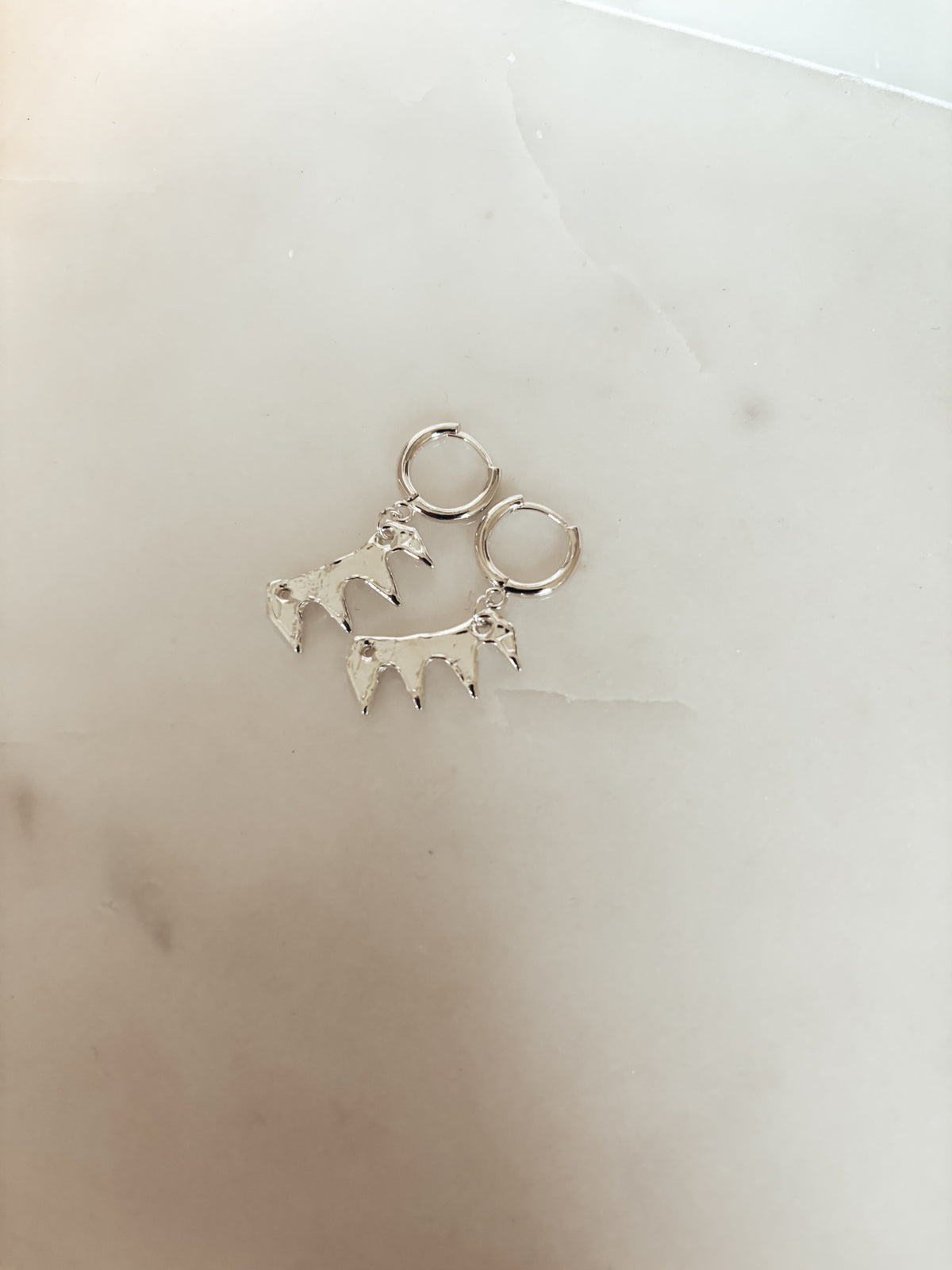 Shearing Cutter Earrings in Solid 925 Sterling Silver
