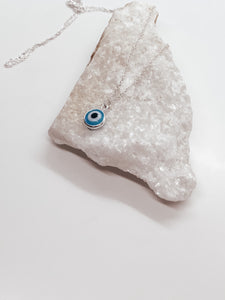 Sterling Silver Evil Eye Necklace