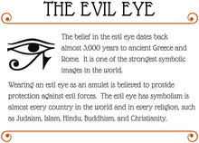 Load image into Gallery viewer, Sterling Silver Evil Eye Necklace