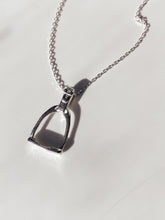 Load image into Gallery viewer, Stirrup Necklace - Sterling Silver