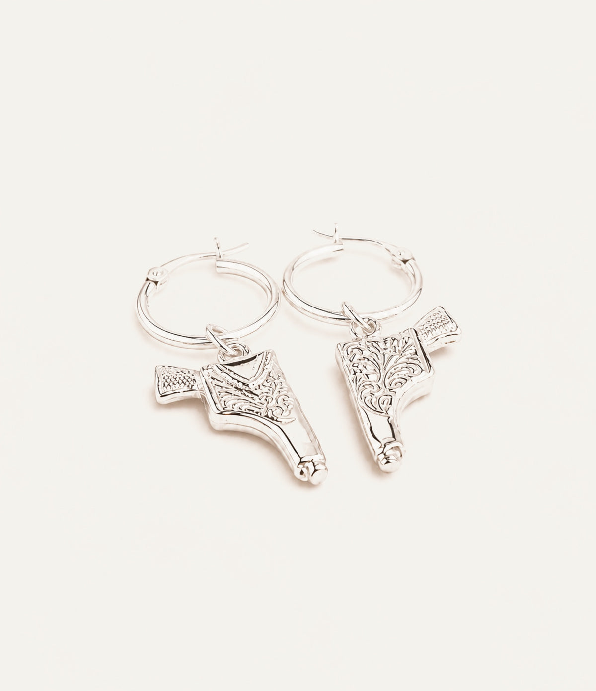 Frontier Colt Earrings in 925 Sterling Silver